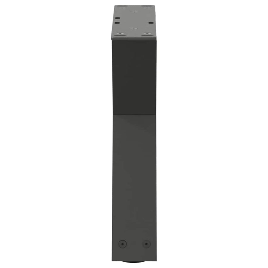Salontafelpoten 2 st 30x(30-31,3) cm staal antraciet