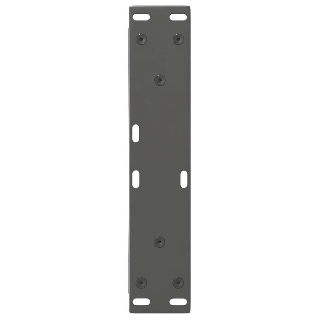 Salontafelpoten 2 st 30x(30-31,3) cm staal antraciet