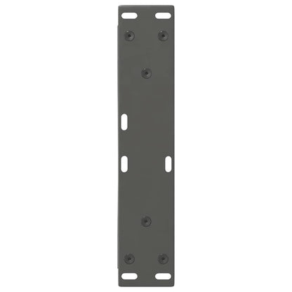 Salontafelpoten 2 st 30x(30-31,3) cm staal antraciet