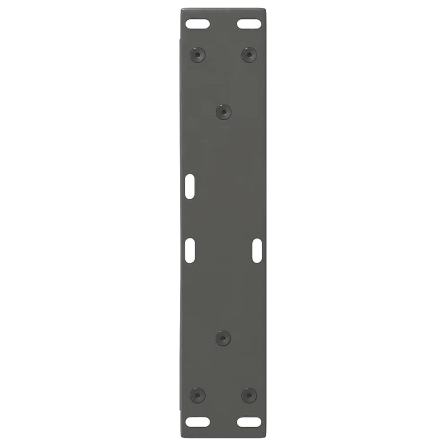 Salontafelpoten 2 st 30x(30-31,3) cm staal antraciet