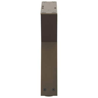 Salontafelpoten 2 st 30x(30-31,3) cm staal naturel