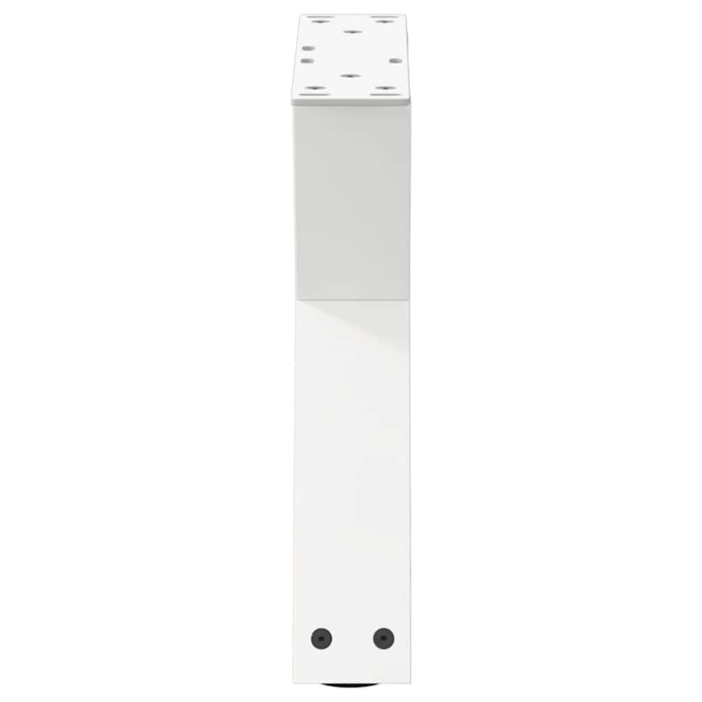 Salontafelpoten 2 st 40x(30-31,3) cm staal wit