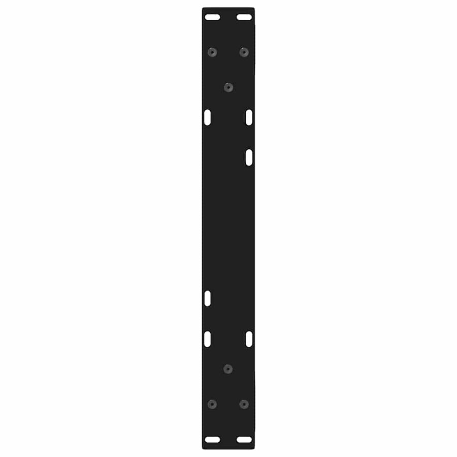 Salontafelpoten 2 st 50x(30-31,3) cm staal zwart