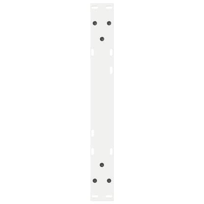 Salontafelpoten 2 st 50x(30-31,3) cm staal wit