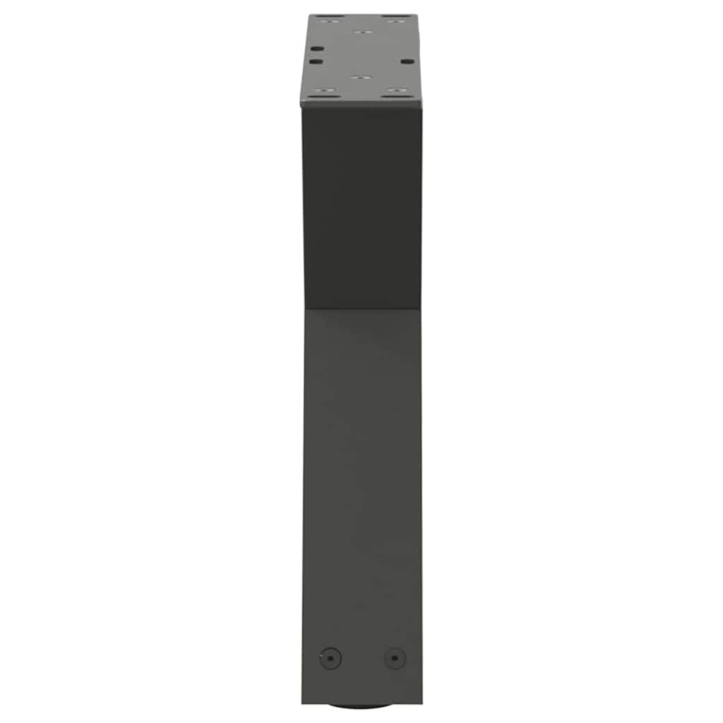 Salontafelpoten 2 st 50x(30-31,3) cm staal antraciet