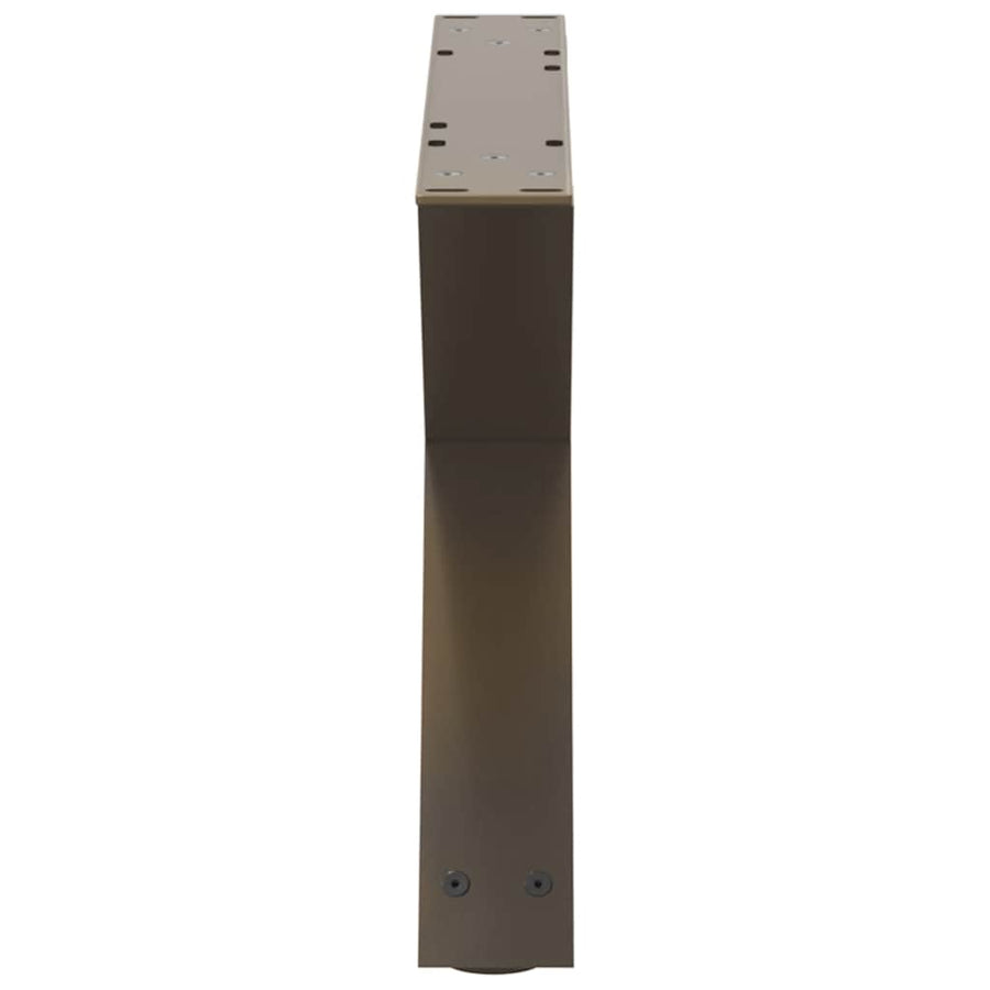 Salontafelpoten 2 st 50x(30-31,3) cm staal naturel