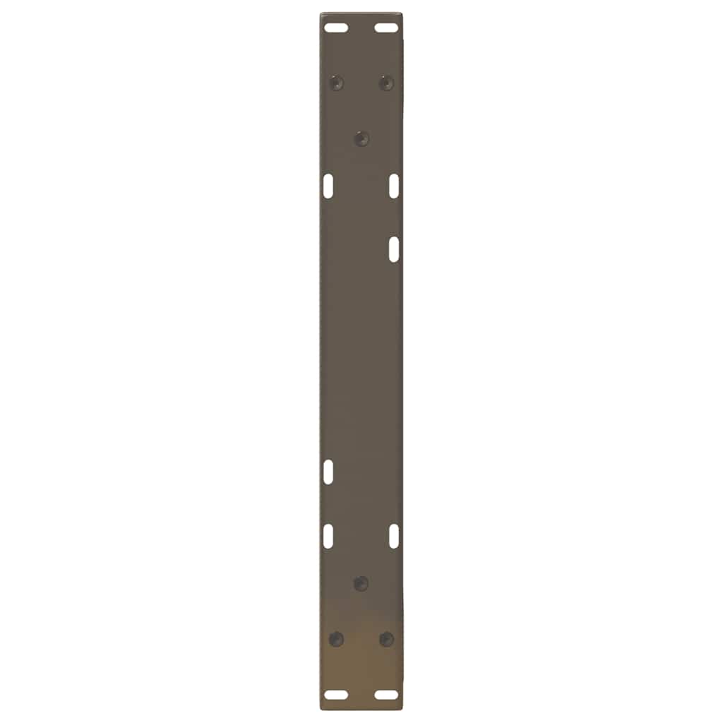 Salontafelpoten 2 st 50x(30-31,3) cm staal naturel
