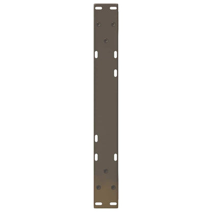 Salontafelpoten 2 st 50x(30-31,3) cm staal naturel