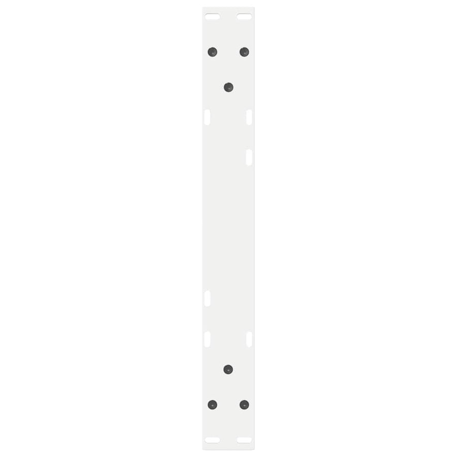 Salontafelpoten 2 st 60x(30-31,3) cm staal wit
