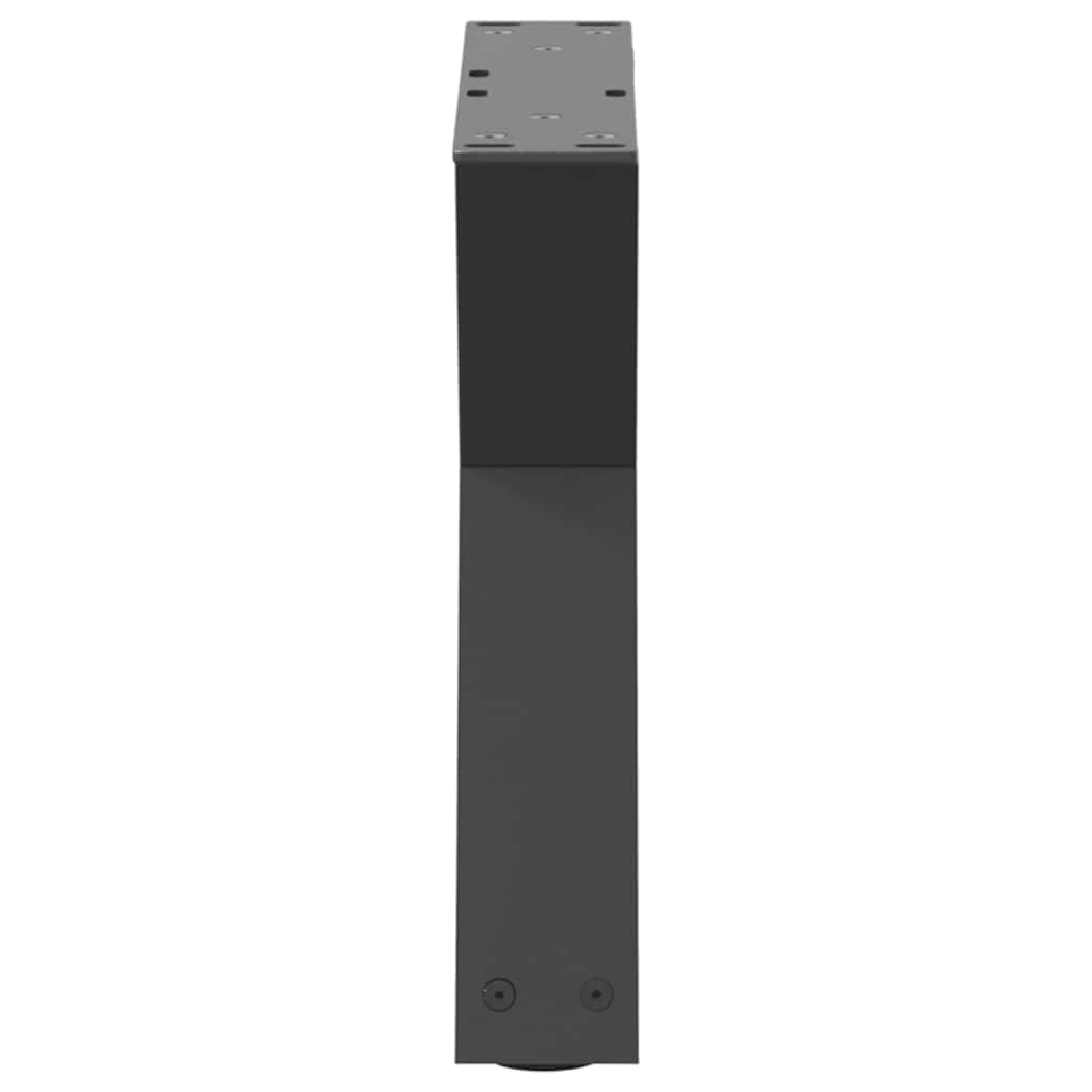 Salontafelpoten 2 st 60x(30-31,3) cm staal antraciet