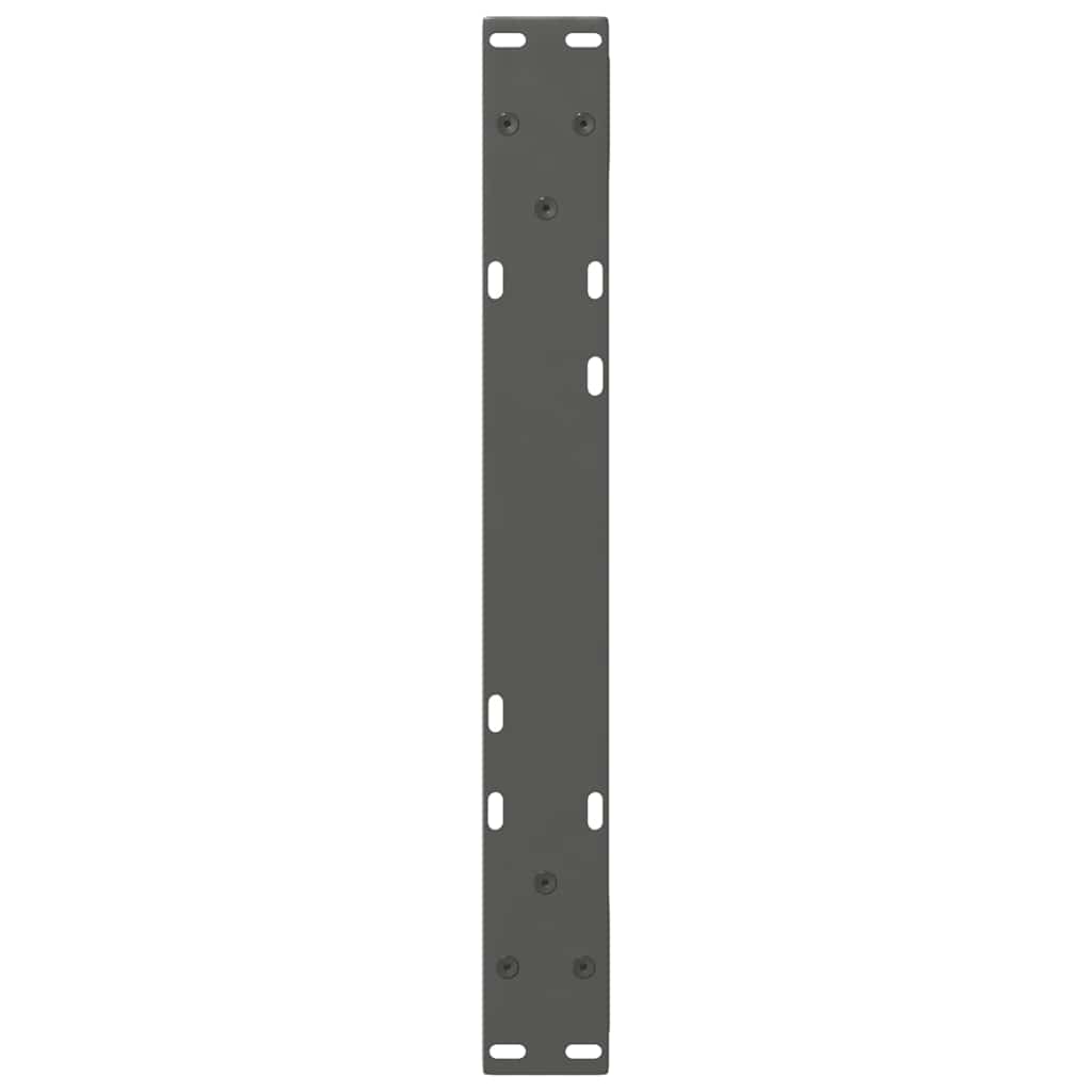 Salontafelpoten 2 st 60x(30-31,3) cm staal antraciet