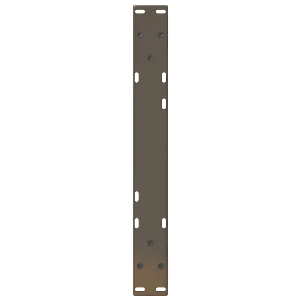 Salontafelpoten 2 st 60x(30-31,3) cm staal naturel