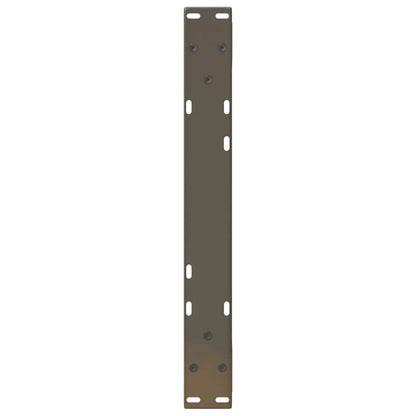 Salontafelpoten 2 st 60x(30-31,3) cm staal naturel