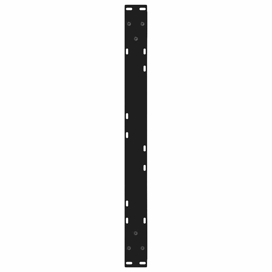 Salontafelpoten 2 st 70x(30-31,3) cm staal zwart
