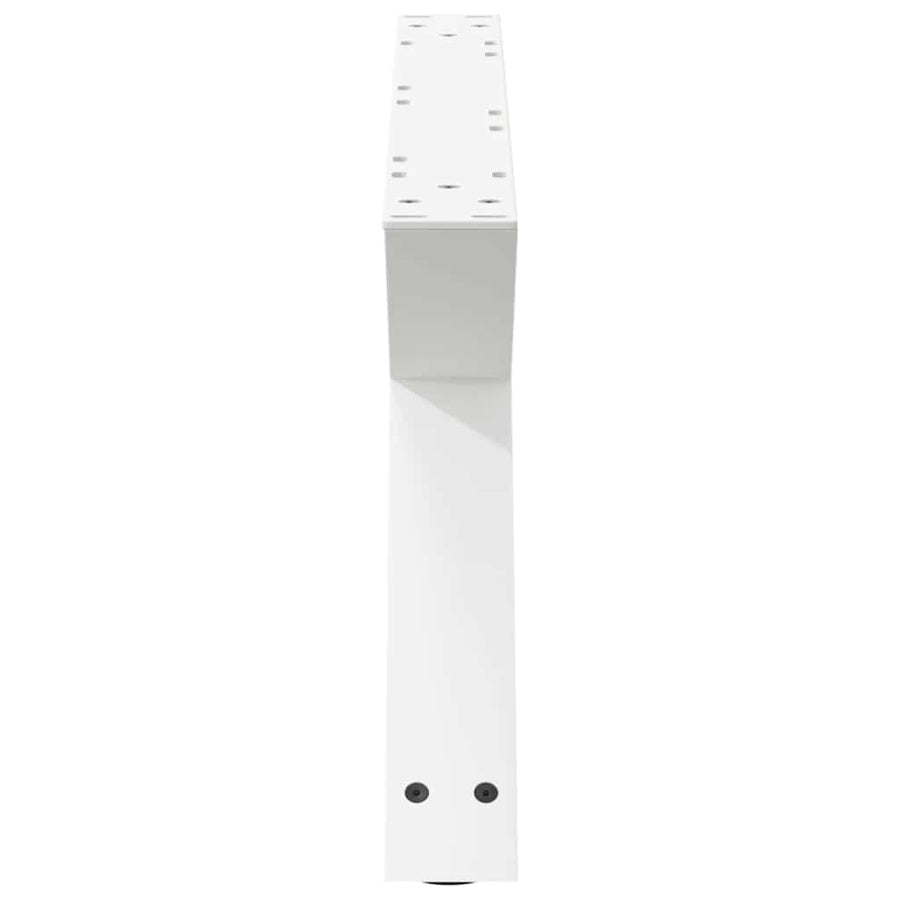 Salontafelpoten 2 st 70x(30-31,3) cm staal wit
