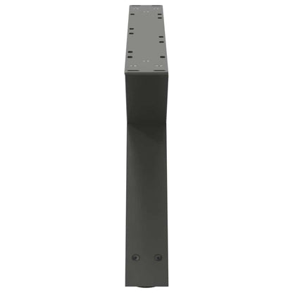 Salontafelpoten 2 st 70x(30-31,3) cm staal antraciet