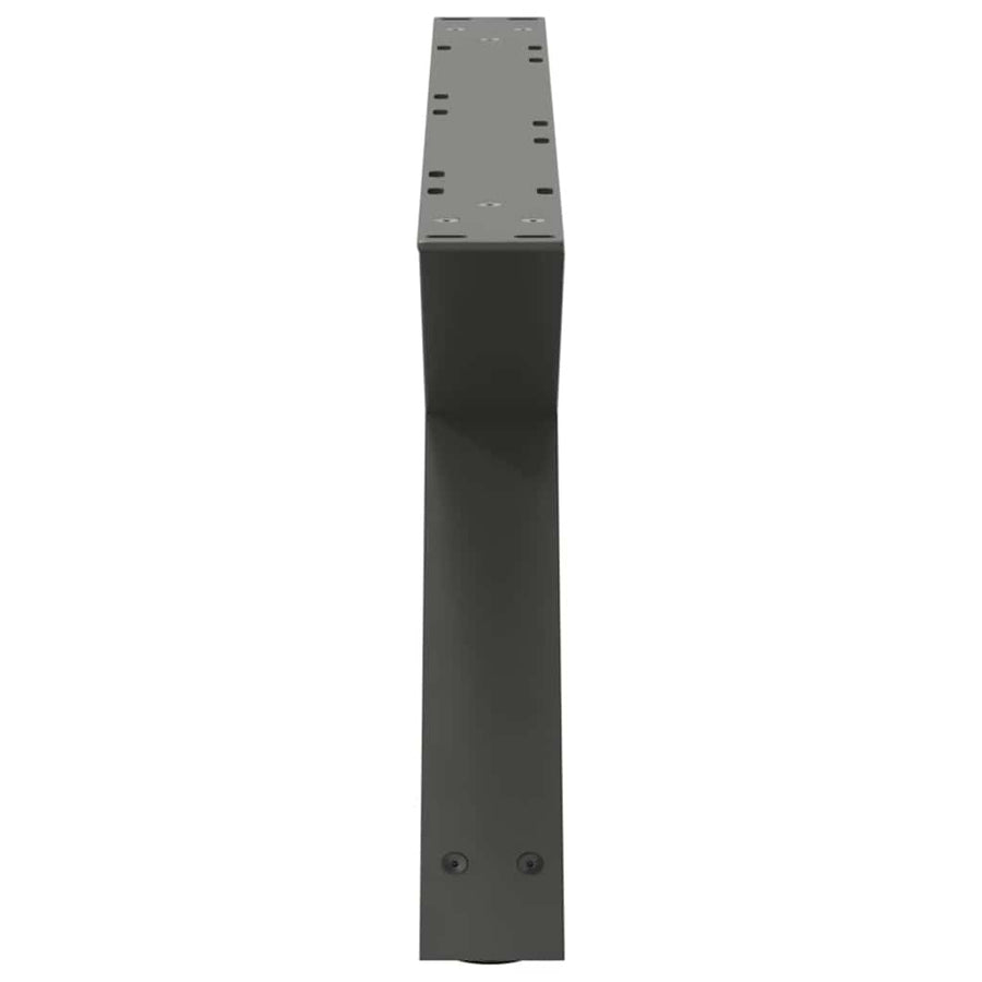 Salontafelpoten 2 st 70x(30-31,3) cm staal antraciet