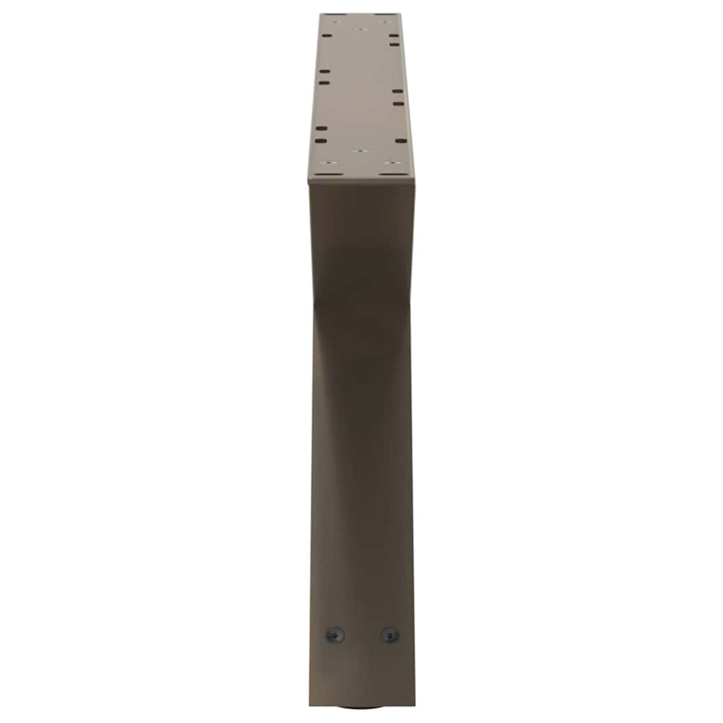 Salontafelpoten 2 st 70x(30-31,3) cm staal naturel