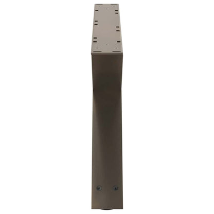 Salontafelpoten 2 st 70x(30-31,3) cm staal naturel