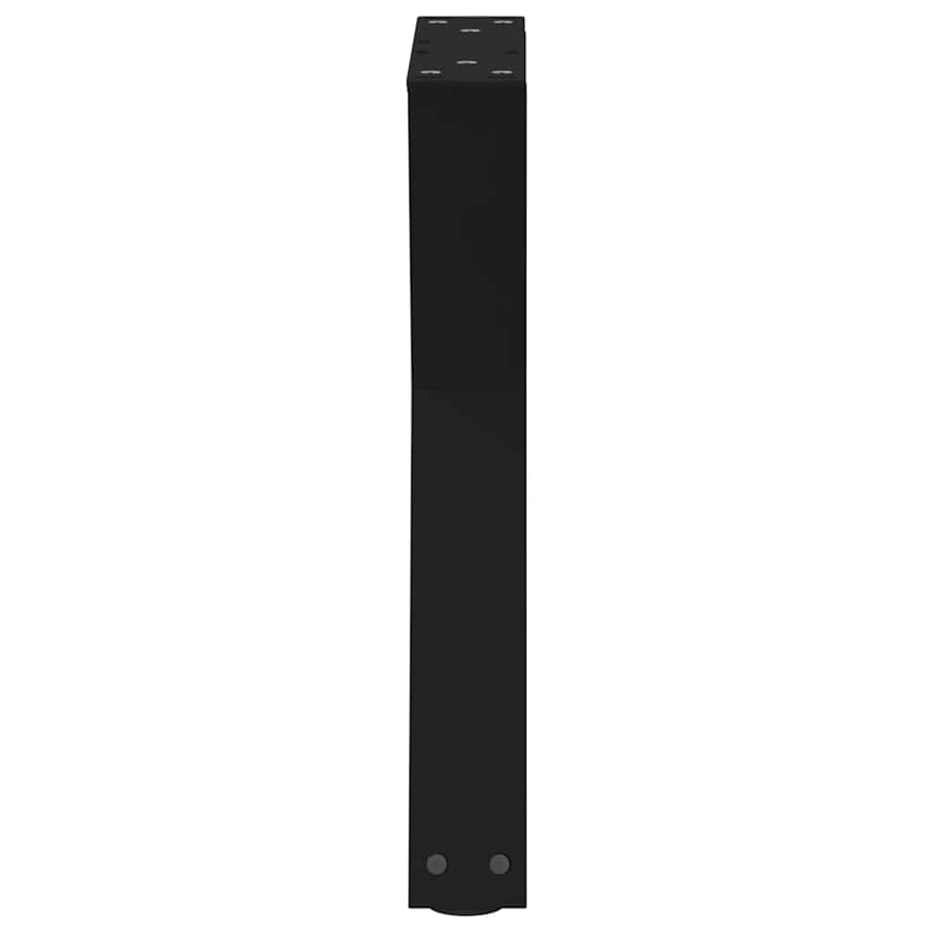 Salontafelpoten 2 st 28x(42-43,3) cm staal zwart