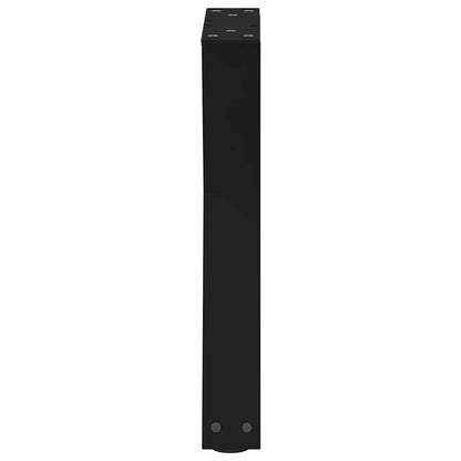 Salontafelpoten 2 st 28x(42-43,3) cm staal zwart