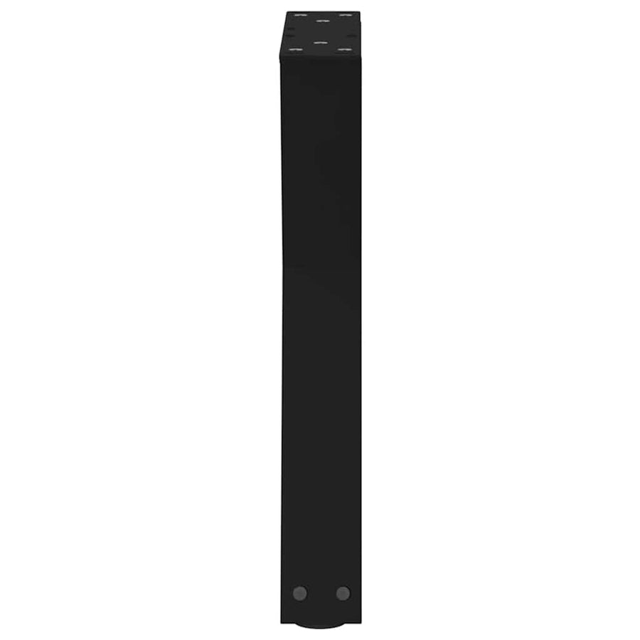 Salontafelpoten 2 st 28x(42-43,3) cm staal zwart