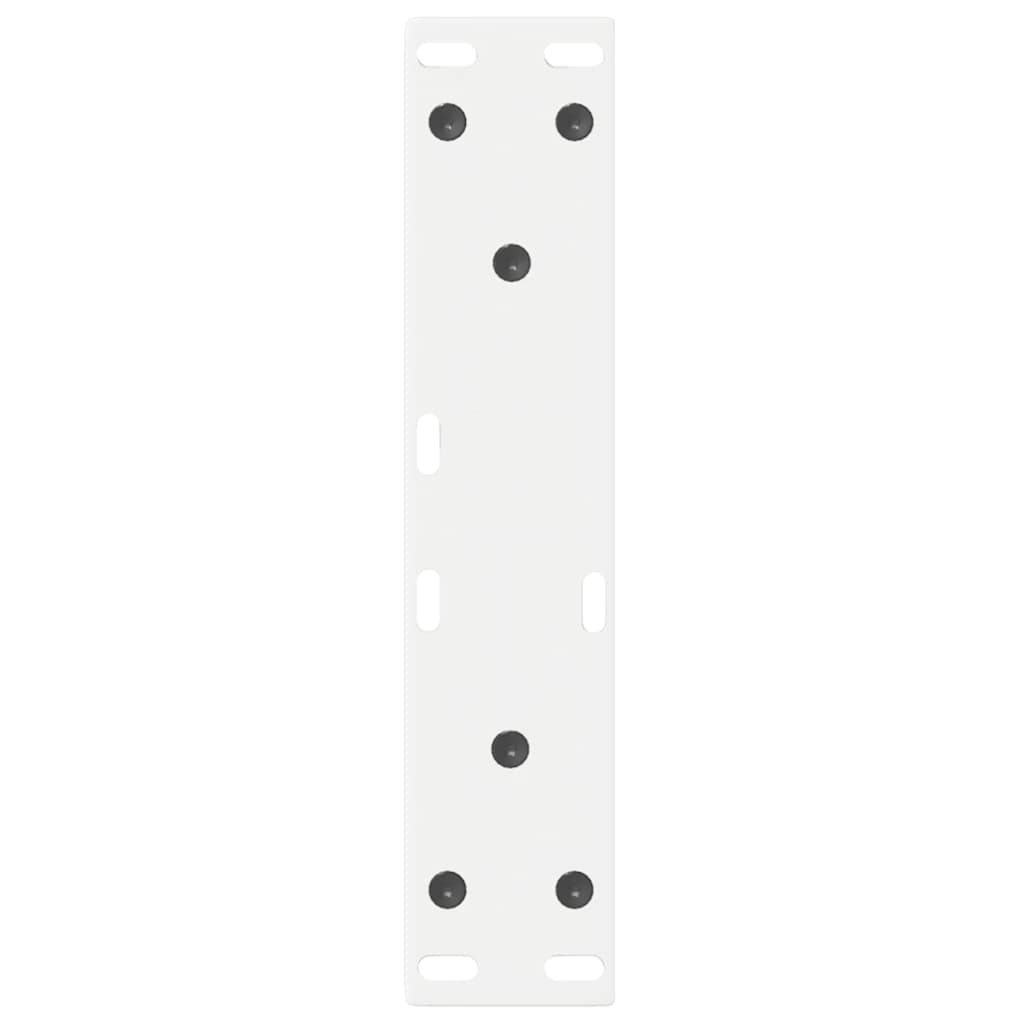 Salontafelpoten 2 st 28x(42-43,3) cm staal wit