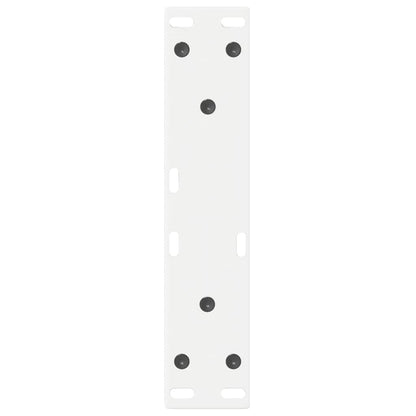 Salontafelpoten 2 st 28x(42-43,3) cm staal wit