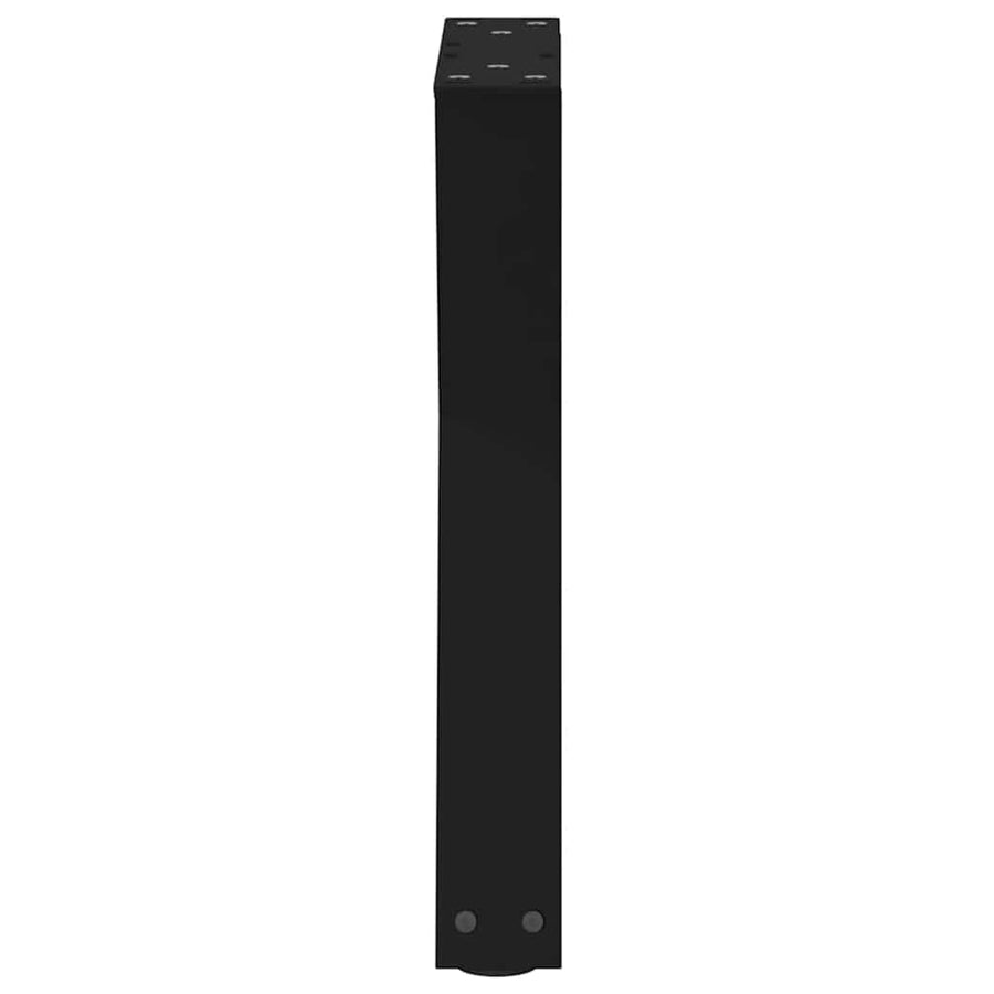 Salontafelpoten 2 st 38x(42-43,3) cm staal zwart