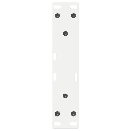 Salontafelpoten 2 st 38x(42-43,3) cm staal wit