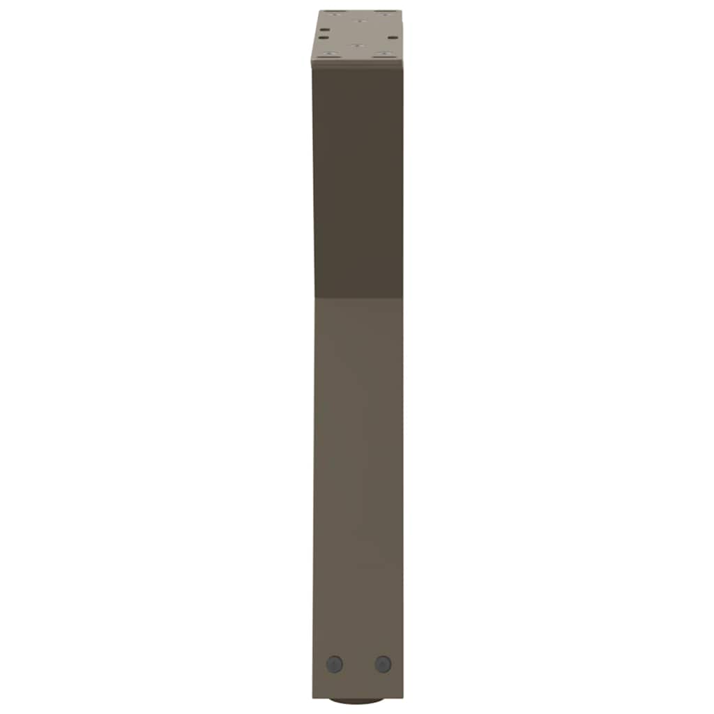 Salontafelpoten 2 st 38x(42-43,3) cm staal naturel