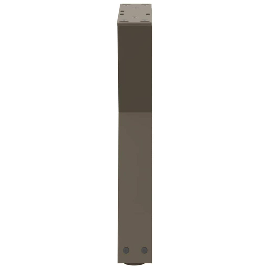Salontafelpoten 2 st 38x(42-43,3) cm staal naturel