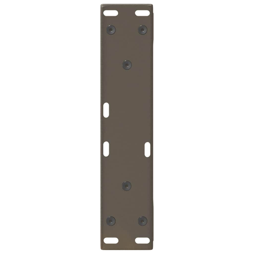 Salontafelpoten 2 st 38x(42-43,3) cm staal naturel