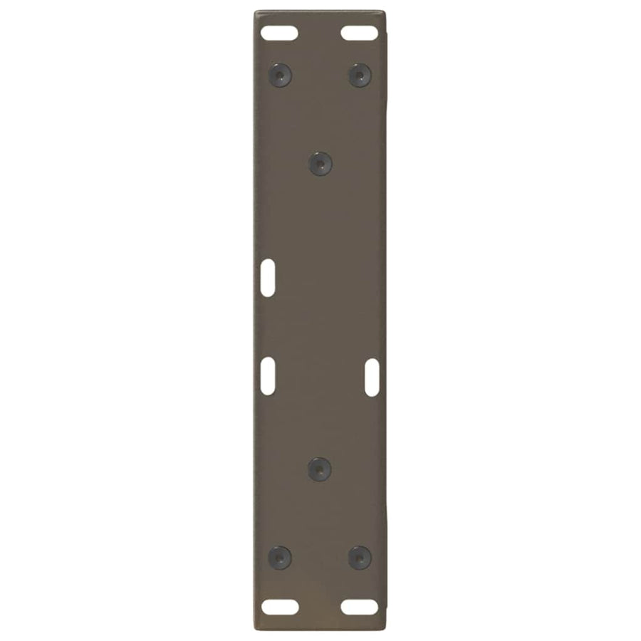 Salontafelpoten 2 st 38x(42-43,3) cm staal naturel