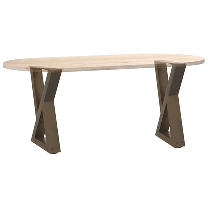 Salontafelpoten 2 st 38x(42-43,3) cm staal naturel