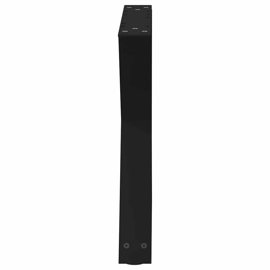 Salontafelpoten 2 st 50x(42-43,3) cm staal zwart
