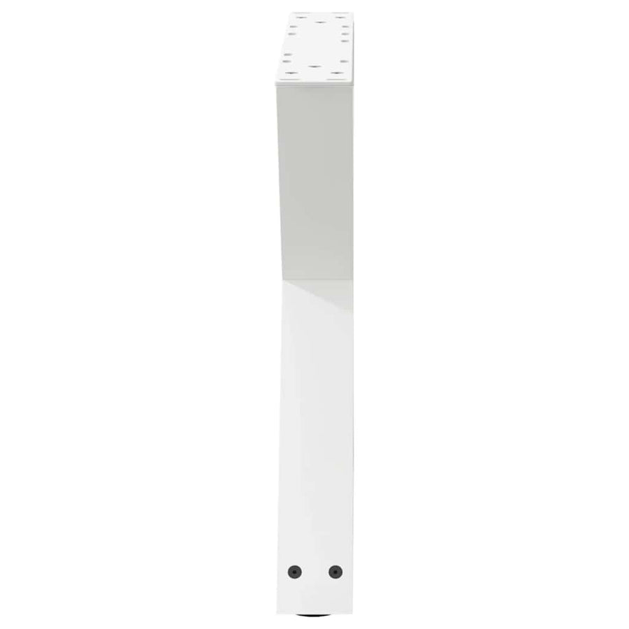 Salontafelpoten 2 st 50x(42-43,3) cm staal wit