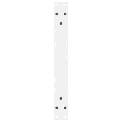 Salontafelpoten 2 st 50x(42-43,3) cm staal wit