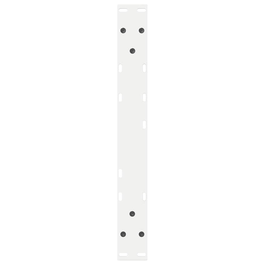 Salontafelpoten 2 st 50x(42-43,3) cm staal wit