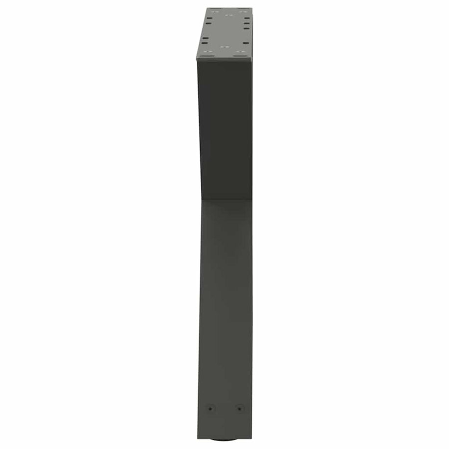 Salontafelpoten 2 st 50x(42-43,3) cm staal antraciet