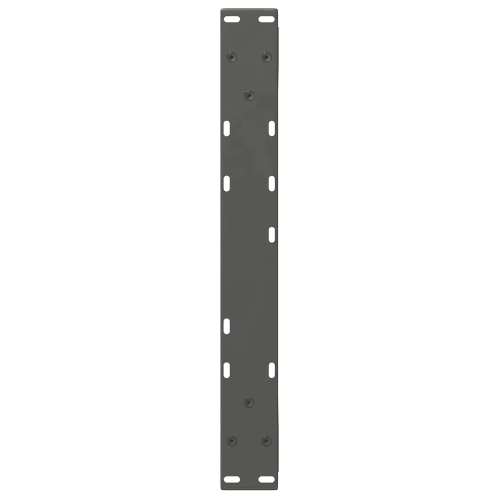 Salontafelpoten 2 st 50x(42-43,3) cm staal antraciet