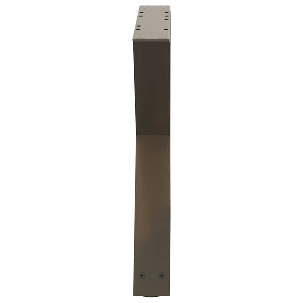 Salontafelpoten 2 st 50x(42-43,3) cm staal naturel