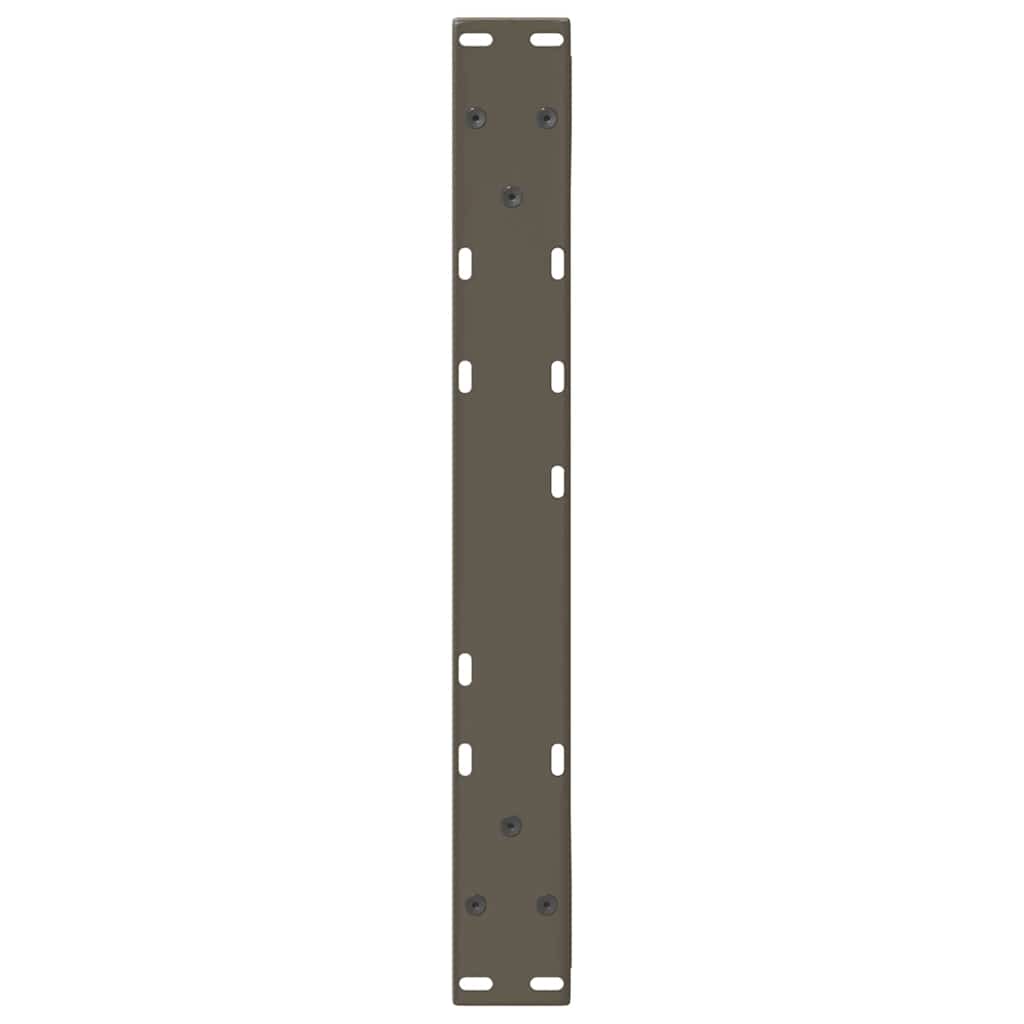 Salontafelpoten 2 st 50x(42-43,3) cm staal naturel