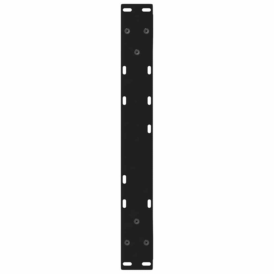 Salontafelpoten 2 st 60x(42-43,3) cm staal zwart