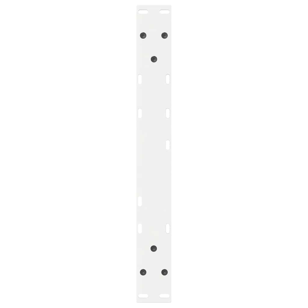 Salontafelpoten 2 st 60x(42-43,3) cm staal wit