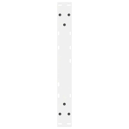 Salontafelpoten 2 st 60x(42-43,3) cm staal wit