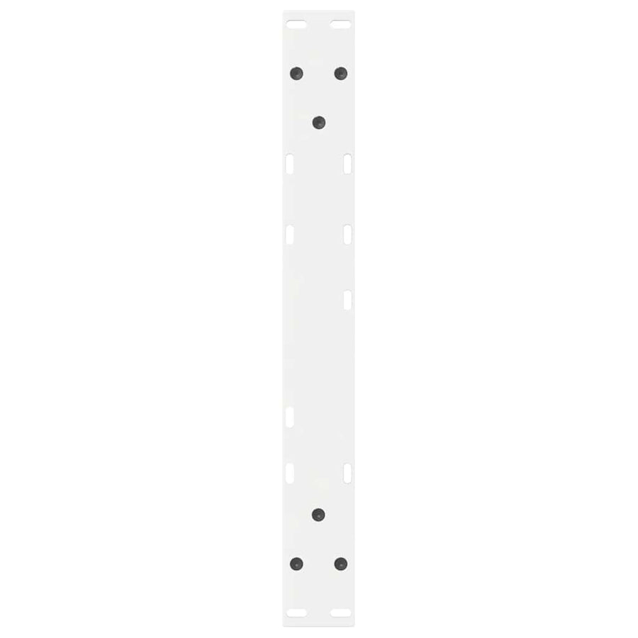 Salontafelpoten 2 st 60x(42-43,3) cm staal wit