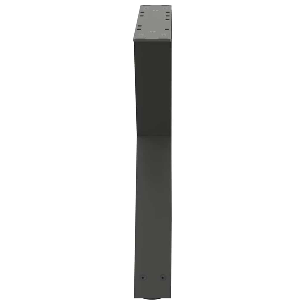 Salontafelpoten 2 st 60x(42-43,3) cm staal antraciet