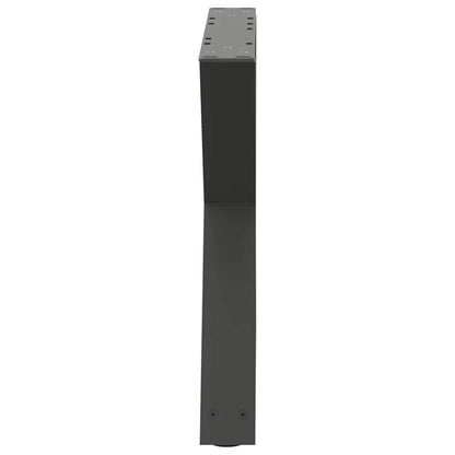 Salontafelpoten 2 st 60x(42-43,3) cm staal antraciet