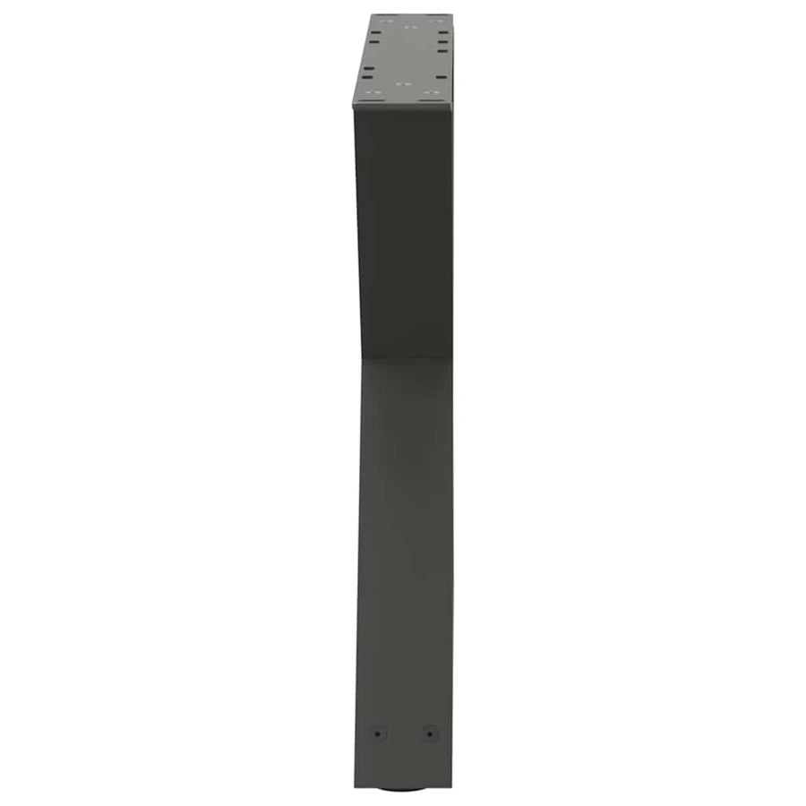 Salontafelpoten 2 st 60x(42-43,3) cm staal antraciet